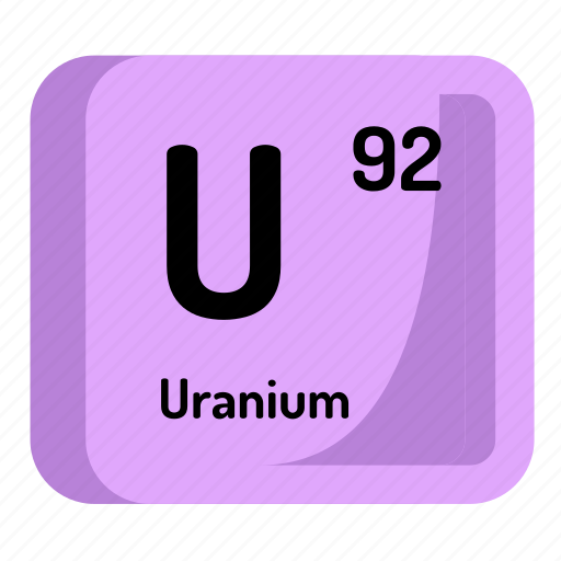 Atom, atomic, chemistry, element, mendeleev, uranium icon - Download on Iconfinder