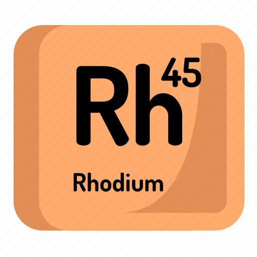 Atom, atomic, chemistry, element, mendeleev, rhodium icon - Download on Iconfinder