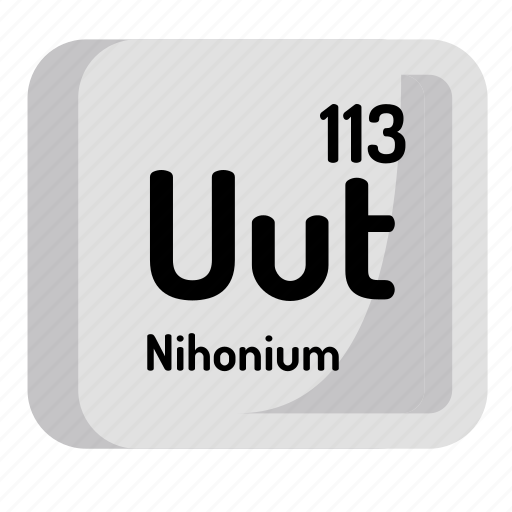 Atom, atomic, chemistry, element, mendeleev, nihonium icon - Download on Iconfinder