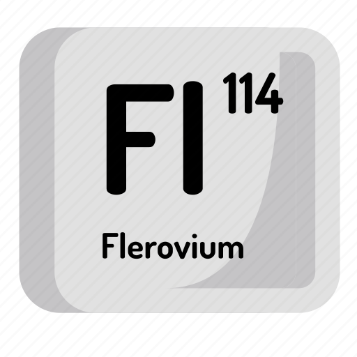 Atom, atomic, chemistry, element, flerovium, mendeleev icon - Download on Iconfinder