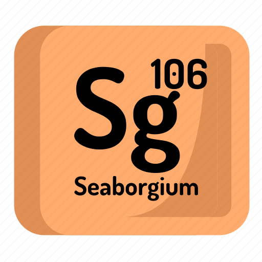 Atom, atomic, chemistry, element, mendeleev, seaborgium icon - Download on Iconfinder