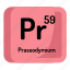 atom, atomic, chemistry, element, mendeleev, praseodymium 