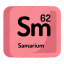 atom, atomic, chemistry, element, mendeleev, samarium 