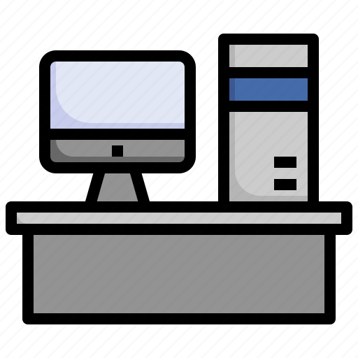 Computer, screen, desktop, monitor, pc icon - Download on Iconfinder
