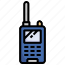 walkie, talkie, radio, receiver, antenna, electronics, technology