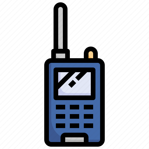 Walkie, talkie, radio, receiver, antenna, electronics, technology icon - Download on Iconfinder