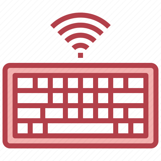 Wireless, keyboard, tools, and, utensils, connected, electronics icon - Download on Iconfinder