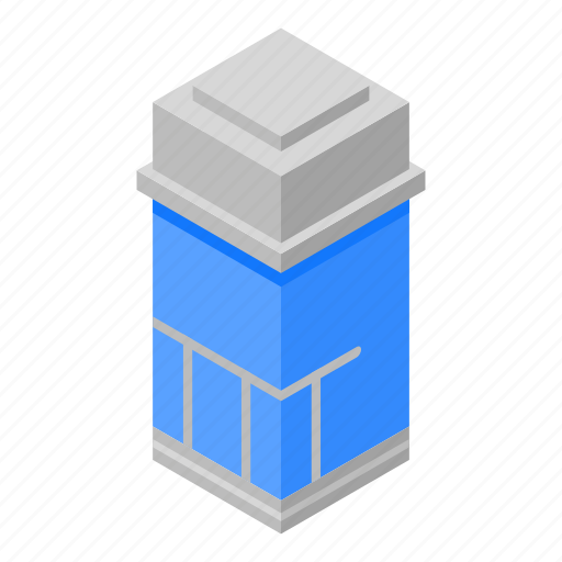 Business, cartoon, elevator, house, isometric, man, office icon - Download on Iconfinder