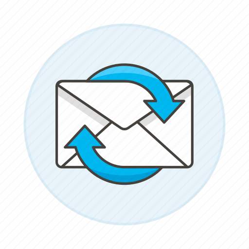 Refresh, sync, letter, syncing, envelope, email, mail icon - Download on Iconfinder