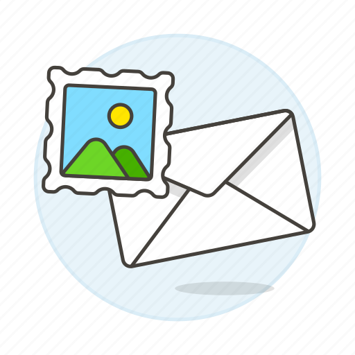 Content, email, image, mail, stamp icon - Download on Iconfinder