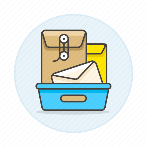 Envelope, email, mailbox, tray, document icon - Download on Iconfinder