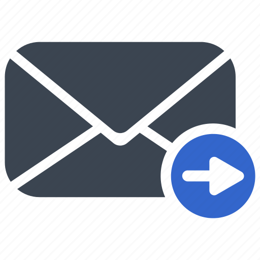 Email, forward, mail, send icon