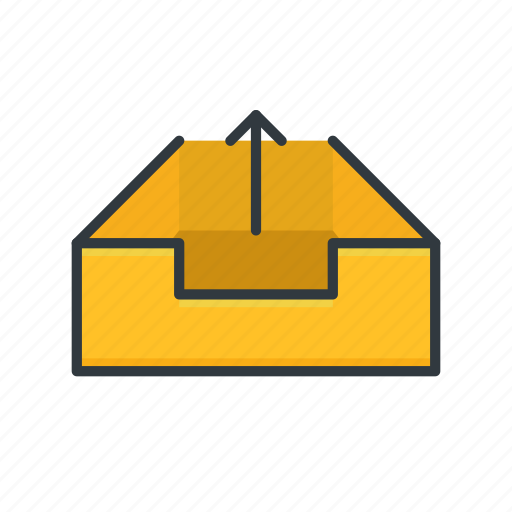 Outbox, send, email, mail icon - Download on Iconfinder