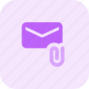 email, attachment, inbox, message