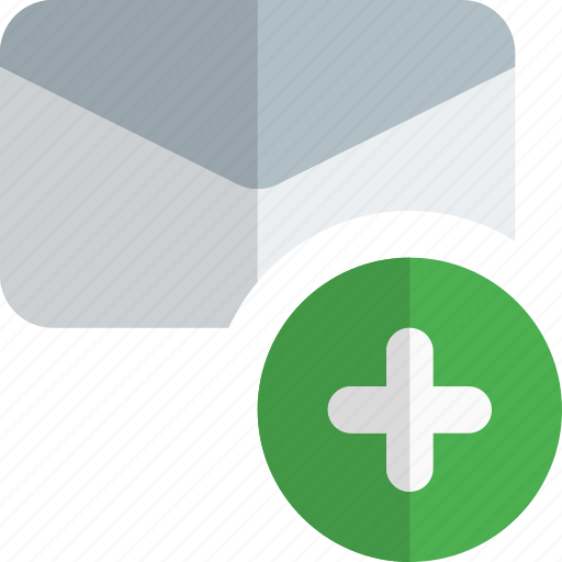 Email, add, message, envelope icon - Download on Iconfinder