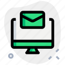 desktop, email, mail, message