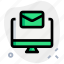 desktop, email, mail, message 