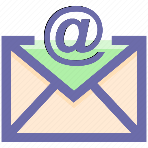 At sign, email, envelope, letter, mail, message, post icon - Download on Iconfinder