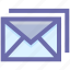 email, envelope, envelopes, letter, mail, message, messages 