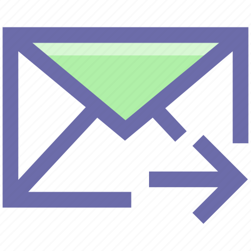 Email, forward, letter, mail, message, messahe, right arrow icon - Download on Iconfinder