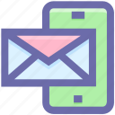 envelope, letter, mail, message, mobile 