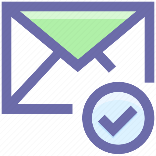 Approved, check, email, envelope, letter, mail, message icon - Download on Iconfinder
