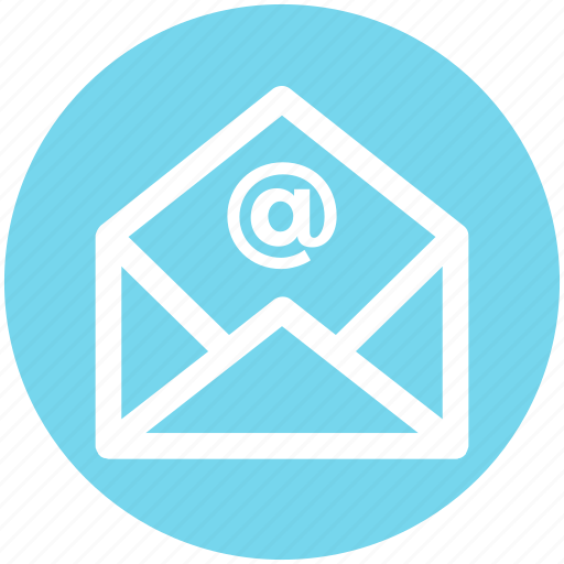 .svg, at, envelope, letter, mail, message, open icon - Download on Iconfinder