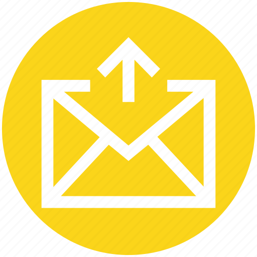 Outbox, letter, arrow, envelope, email, mail icon - Download on Iconfinder