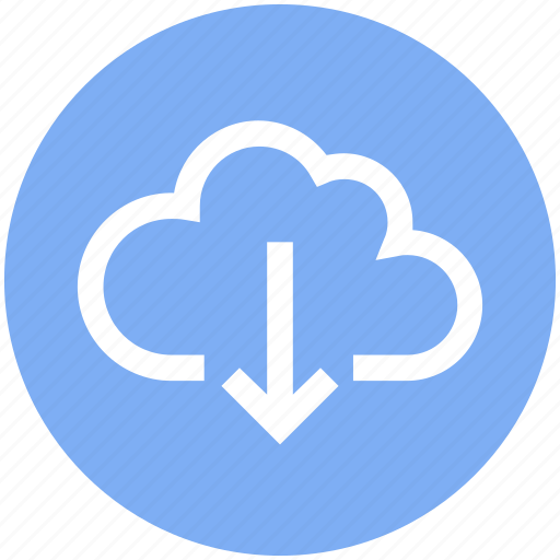 .svg, cloud and download sign, cloud computing, cloud download, cloud downloading, cloud network icon - Download on Iconfinder
