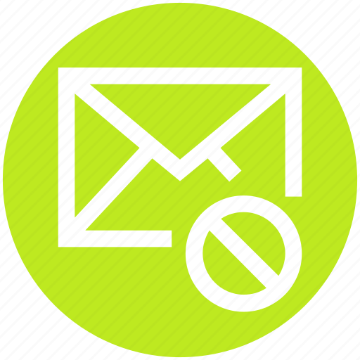 .svg, block, disable, email, envelope, letter, mail icon - Download on Iconfinder