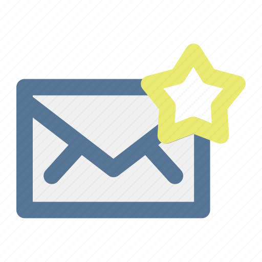 Email, favourite, letter, like, mail, message, star icon - Download on Iconfinder