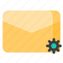 email, envelope, letter, mail, message, setting