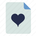 document, preferred, bookmark, heart, starred, valentine, love, extension, page