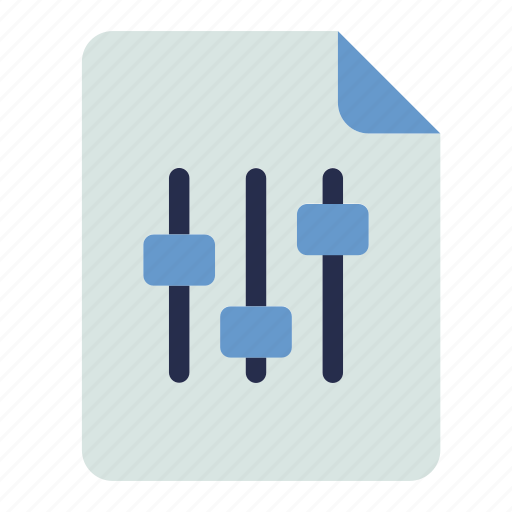 Document, settings, filter, preference, system, extension, archive icon - Download on Iconfinder