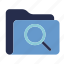 folder, search, find, file, finder, document, format, data, magnifier 