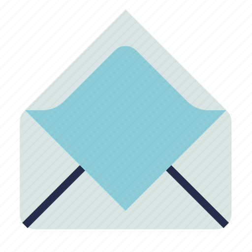Mail, attachment, send, email, open, message, letter icon - Download on Iconfinder