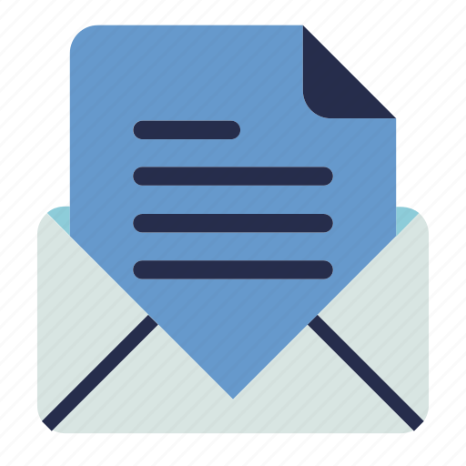 Mail, doc, attachment, send, text, email, message icon - Download on Iconfinder