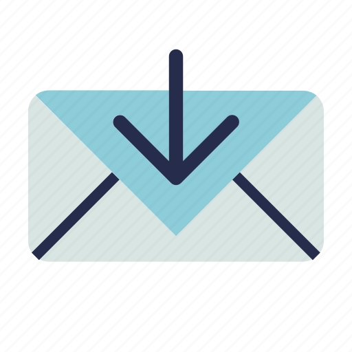 Mail, email, download, send, receive, envelope, communication icon - Download on Iconfinder
