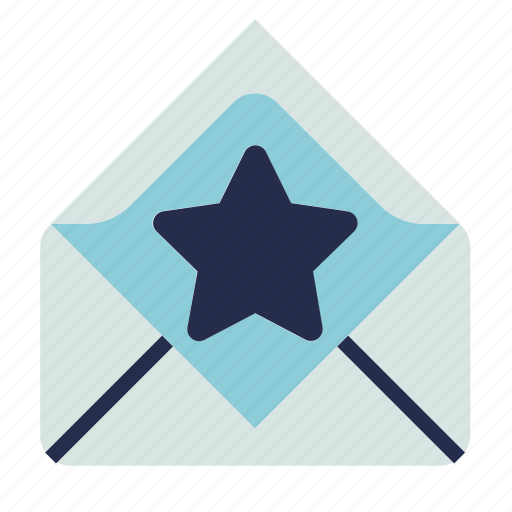 Mail, preferred, star, send, starred, message, chat icon - Download on Iconfinder