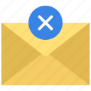 message, delete, minus, mail, letter, email, remove