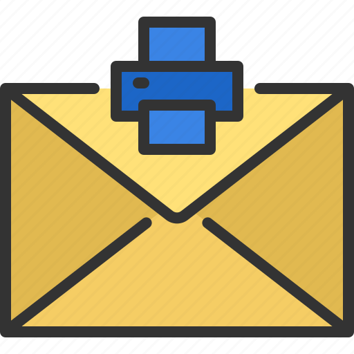 Message, email, print, business, letter, mail, document icon - Download on Iconfinder