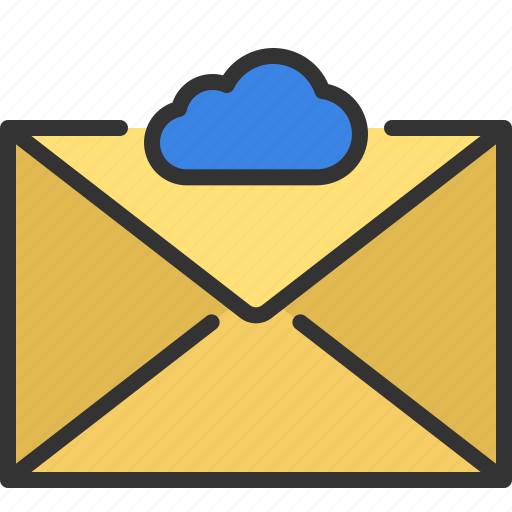 Email, cloud, backup, server, storage, data, network icon - Download on Iconfinder