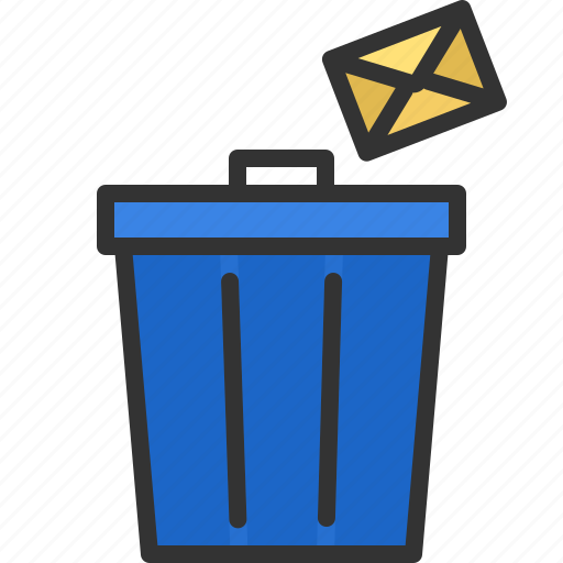 Message, delete, junk, trash, email, mail, spam icon - Download on Iconfinder