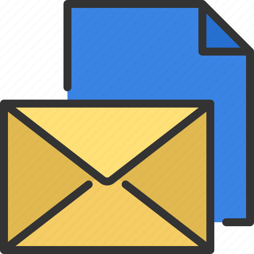 Message, email, communication, letter, mail, draft, document icon - Download on Iconfinder
