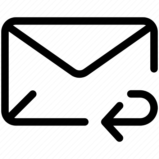 Email, envelope, letter, mail, message, return icon - Download on Iconfinder