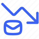 email, mail, marketing, arrow, graph, business, chart