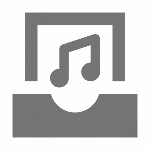 Audio, inbox, music icon - Download on Iconfinder