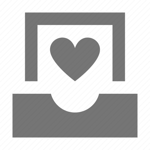 Heart, inbox, favorite, like icon - Download on Iconfinder