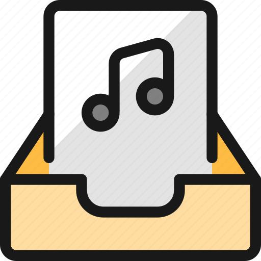 Drawer, music icon - Download on Iconfinder on Iconfinder