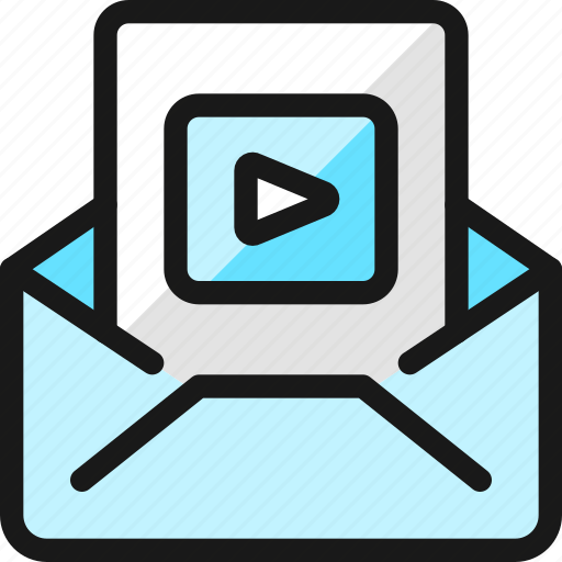 Email, action, play icon - Download on Iconfinder